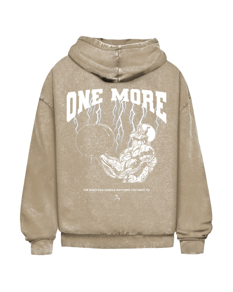 One More | Oversized washed hoodie