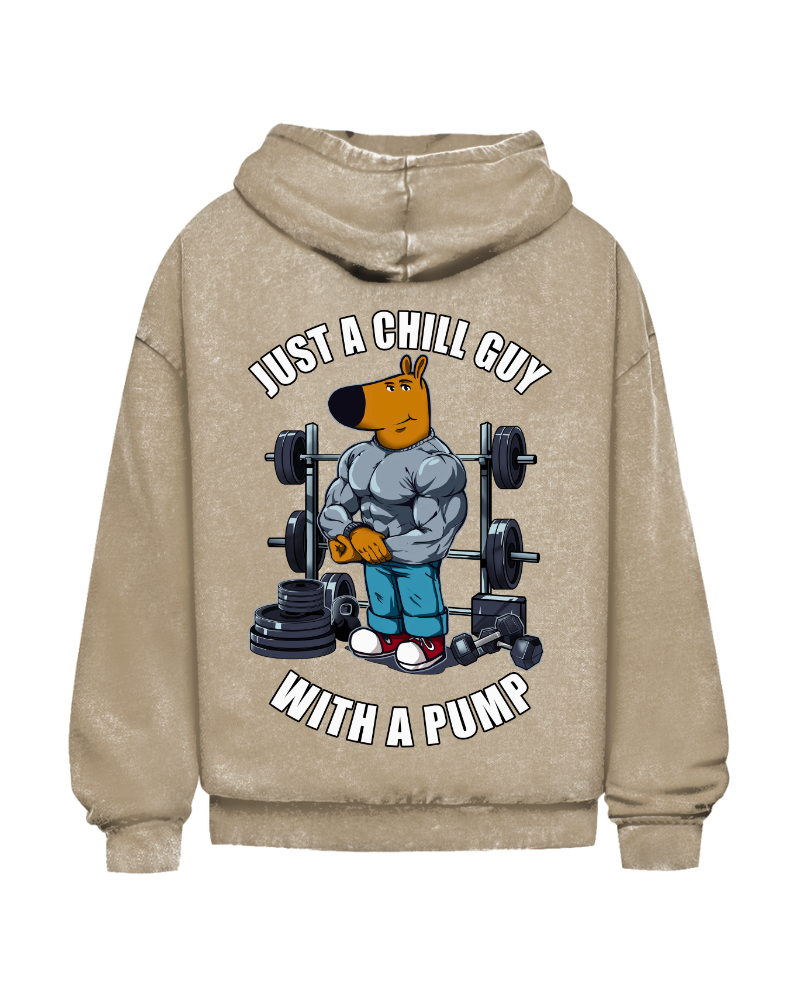 Just A Chill Guy | Oversized washed hoodie