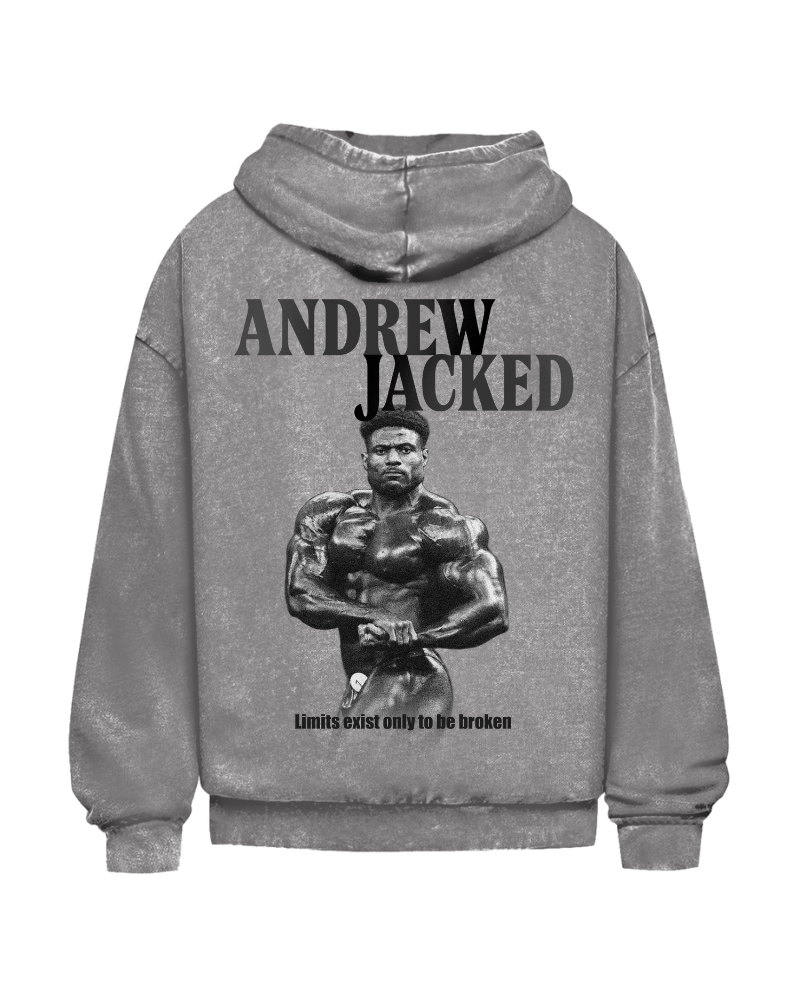 Andrew Jacked | Oversized washed hoodie