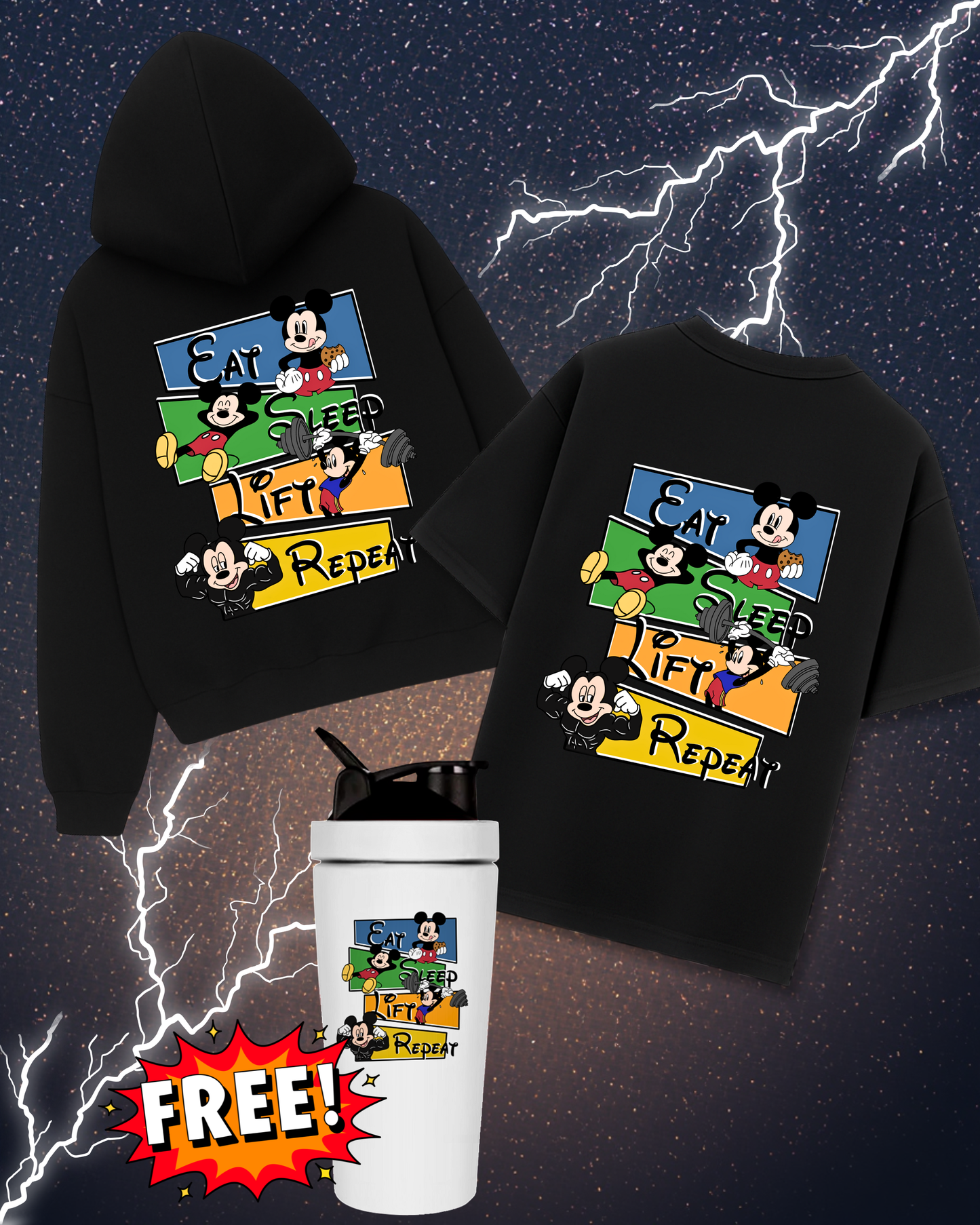 Eat Sleep Lift Repeat 2.0 Bundle