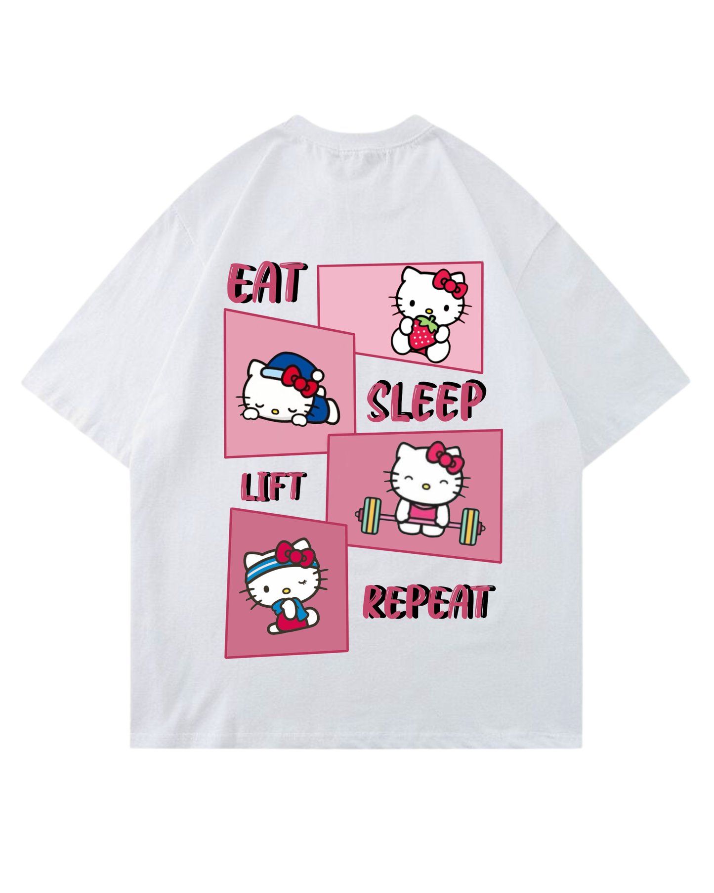 Eat Sleep Lift Repeat 3.0 | Oversized Shirt