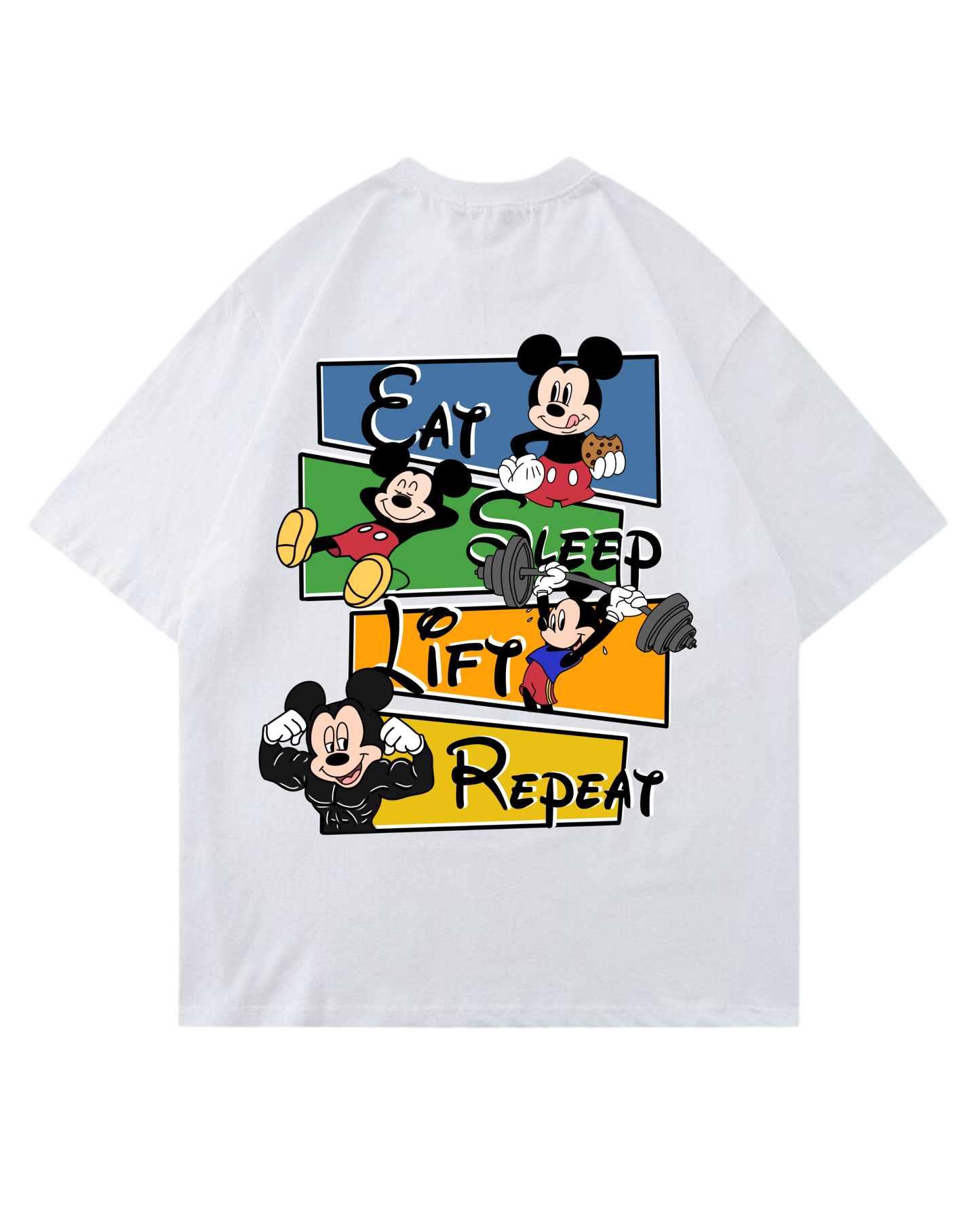 Eat Sleep Lift Repeat 2.0 | Oversized shirt