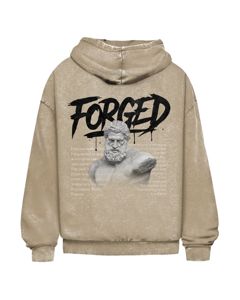Forged | Oversized washed hoodie
