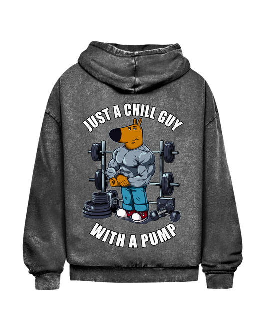 Just A Chill Guy | Oversized washed hoodie