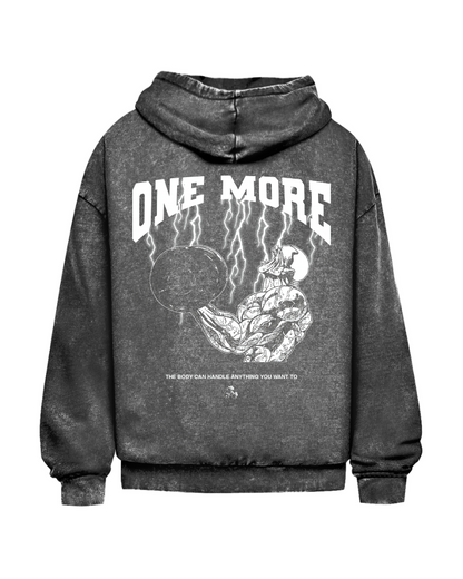 One More | Oversized washed hoodie