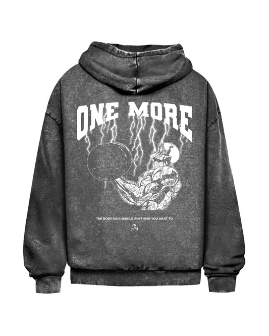 One More | Oversized washed hoodie