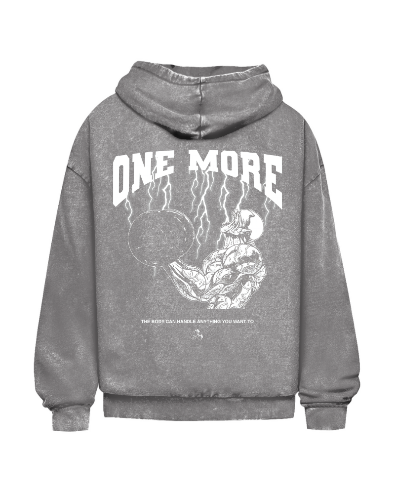 One More | Oversized washed hoodie