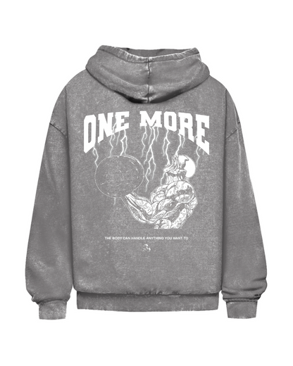 One More | Oversized washed hoodie