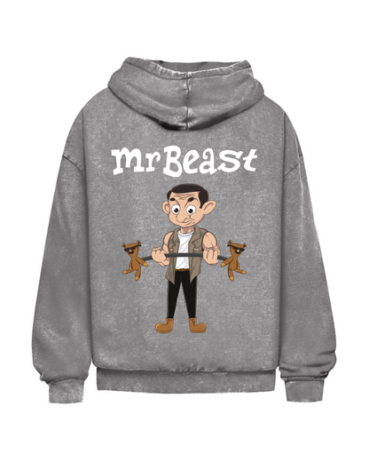Mr Beast | Oversized washed hoodie