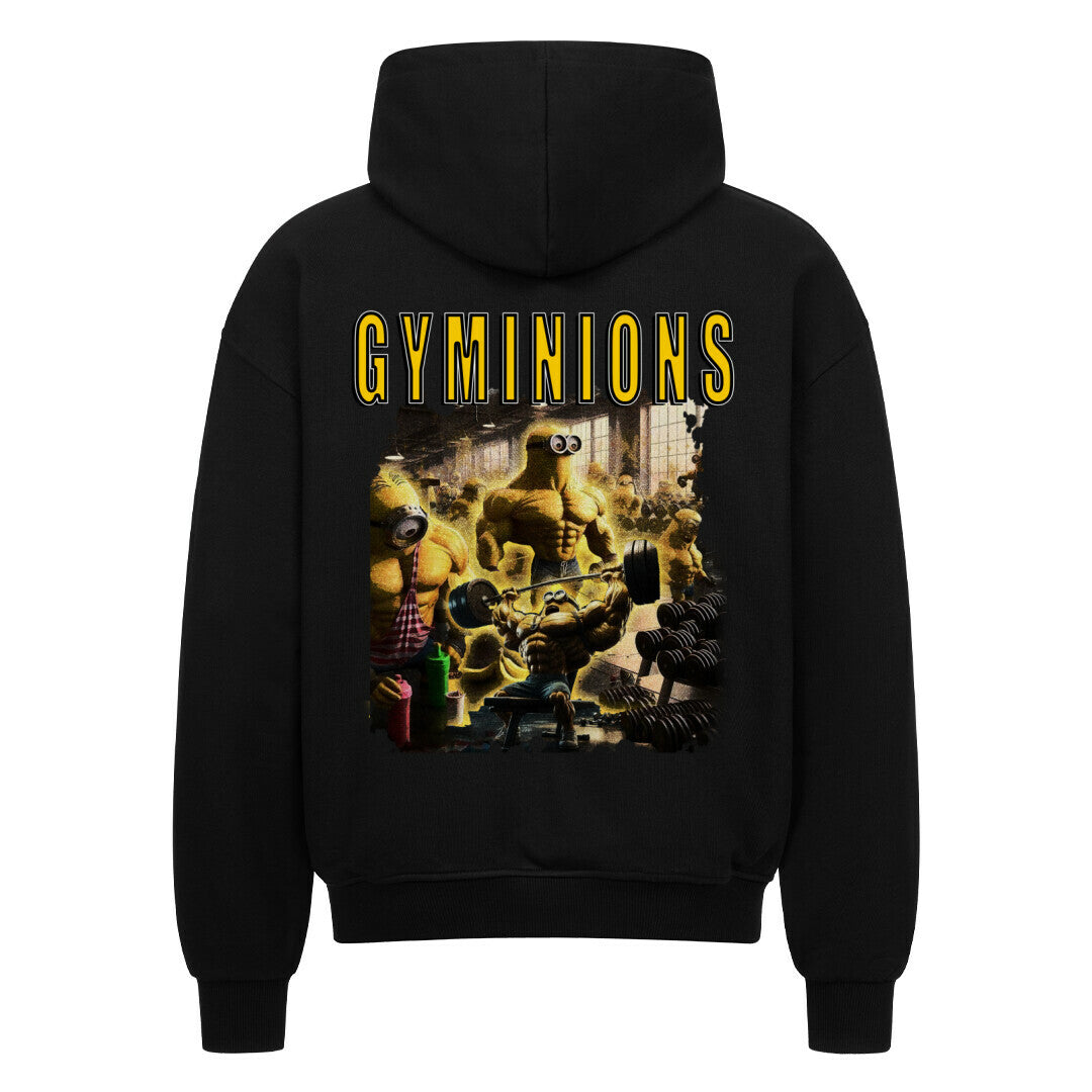 Gyminions | Oversized Zipper Hoodie - Hoodie von MarketPrint | bulkozen | SKU: 759GR05H