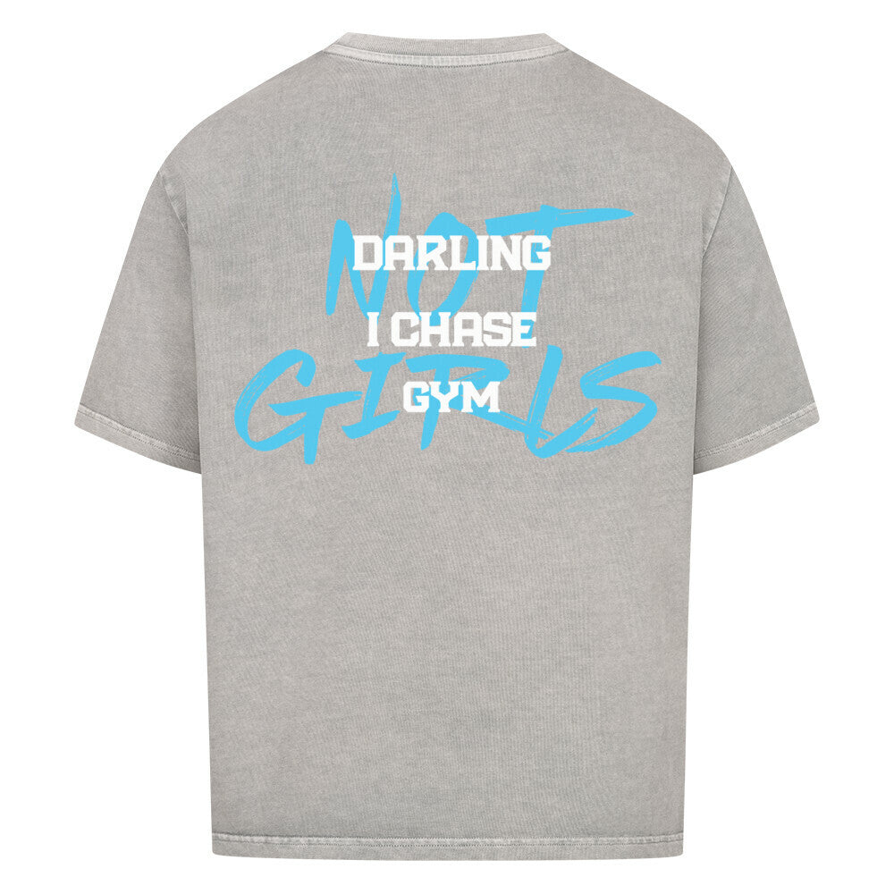 I Chase Gym | Oversized Shirt - T-Shirt von MarketPrint | bulkozen | SKU: NBTH35H0