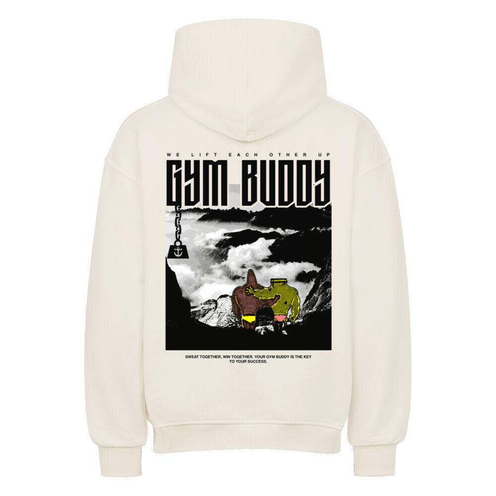 Gym Buddy | Oversized Hoodie - Hoodie von MarketPrint | bulkozen | SKU: GP46NSQH