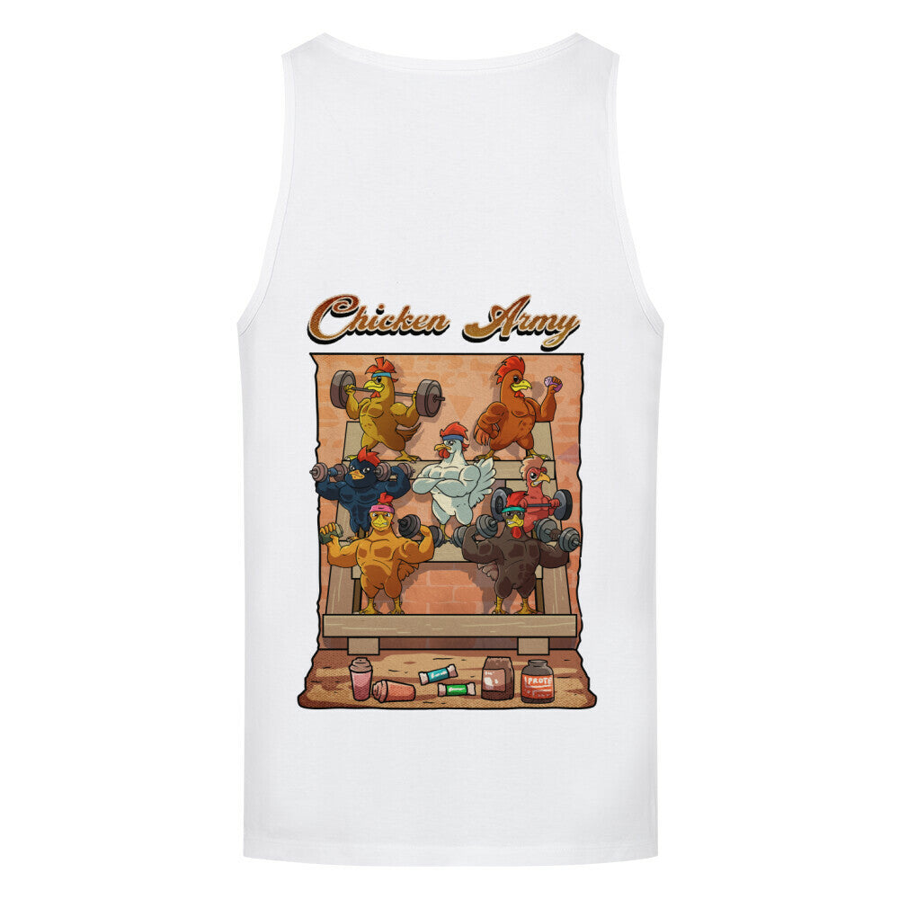 Chicken Army | Tanktop - T-Shirt von MarketPrint | bulkozen | SKU: DLZDOEM8