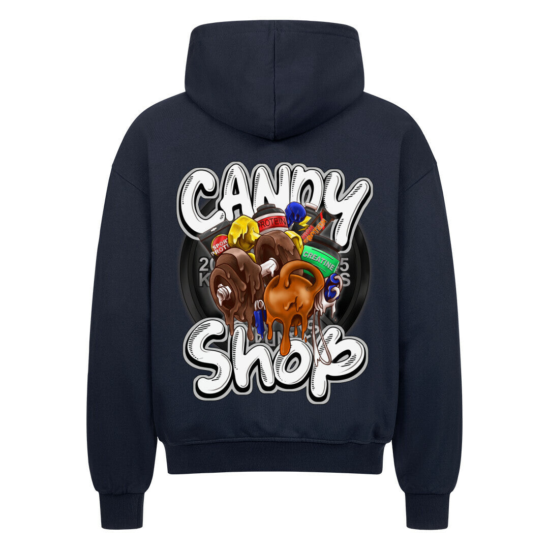 Candy Shop | Oversized Zipper Hoodie - Hoodie von MarketPrint | bulkozen | SKU: P06324LC