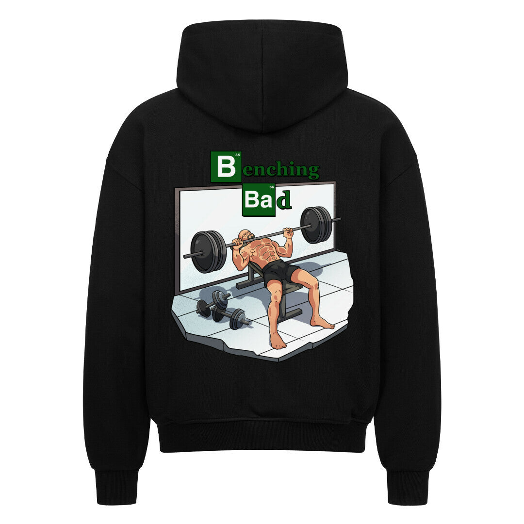 Benching Bad | Oversized Zipper Hoodie - Hoodie von MarketPrint | bulkozen | SKU: KS5XMYP6