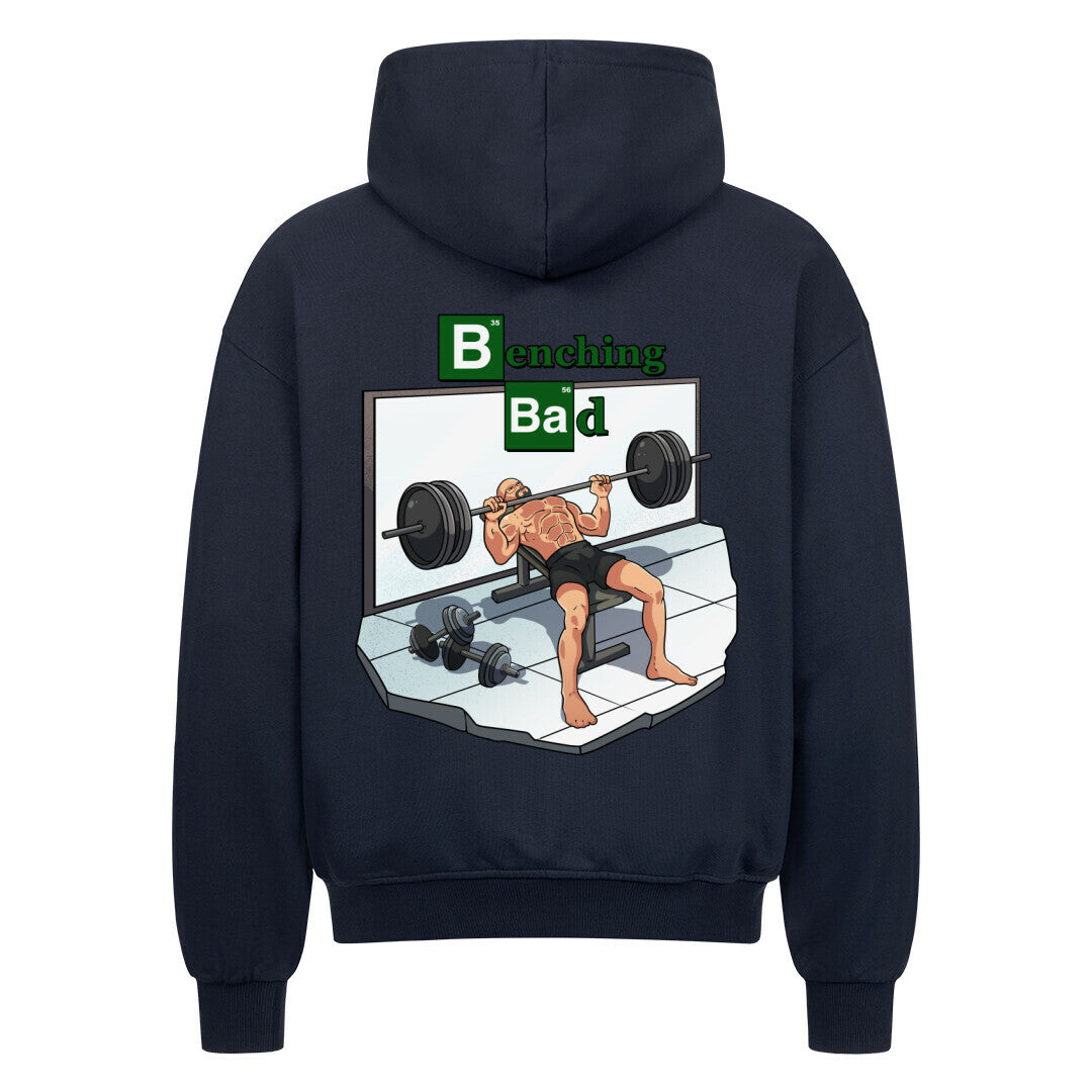 Benching Bad | Oversized Zipper Hoodie - Hoodie von MarketPrint | bulkozen | SKU: YE4KHSRZ