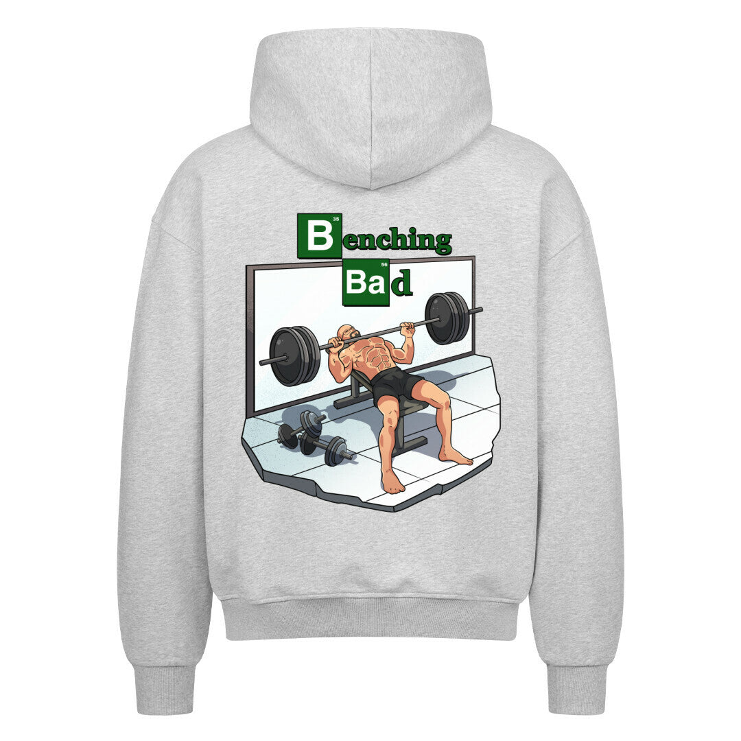 Benching Bad | Oversized Zipper Hoodie - Hoodie von MarketPrint | bulkozen | SKU: 0GZS1ISA