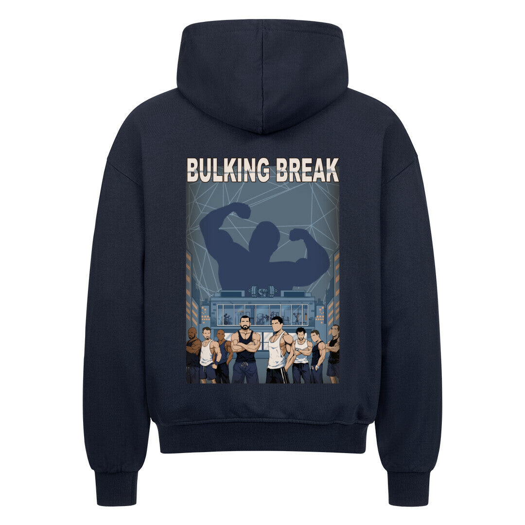 Bulking Break | Oversized Zipper Hoodie - Hoodie von MarketPrint | bulkozen | SKU: OEXZ4KR4