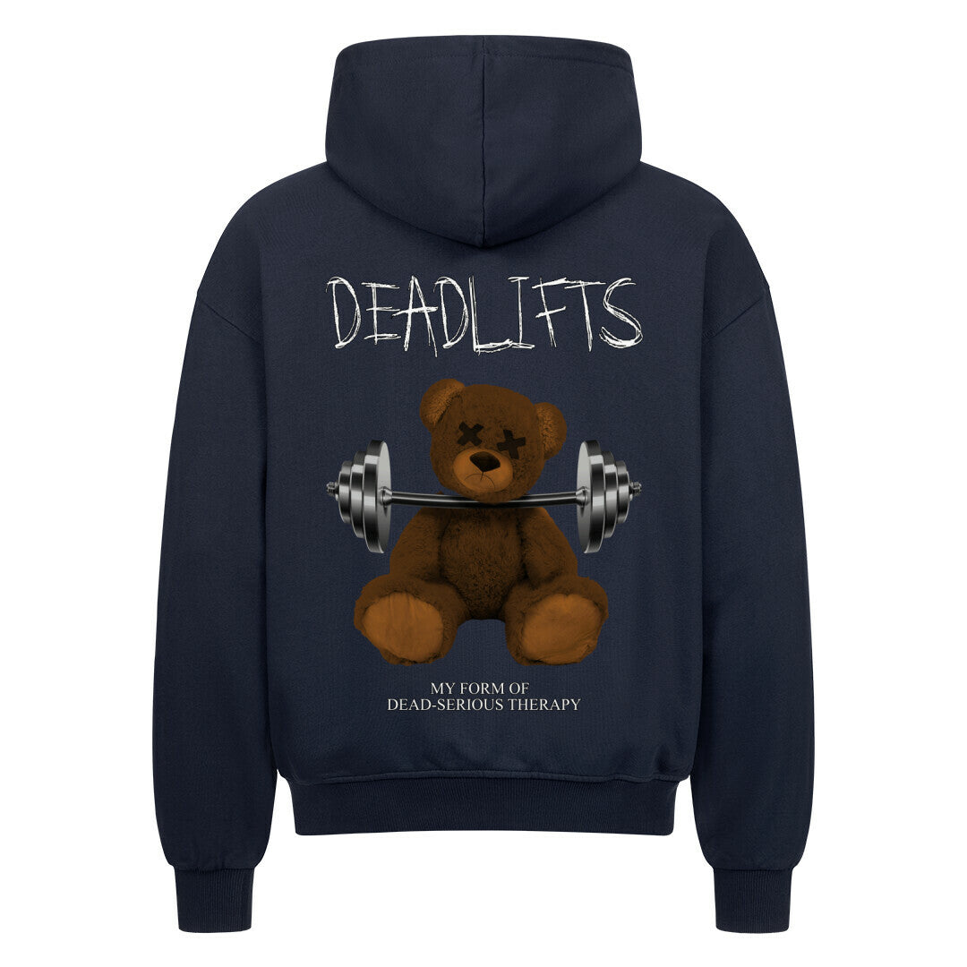 Deadlifts | Oversized Zipper Hoodie - Hoodie von MarketPrint | bulkozen | SKU: 72EFQ7EY