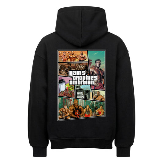 GTA | Oversized Hoodie - Hoodie von MarketPrint | bulkozen | SKU: 6T38JD5V