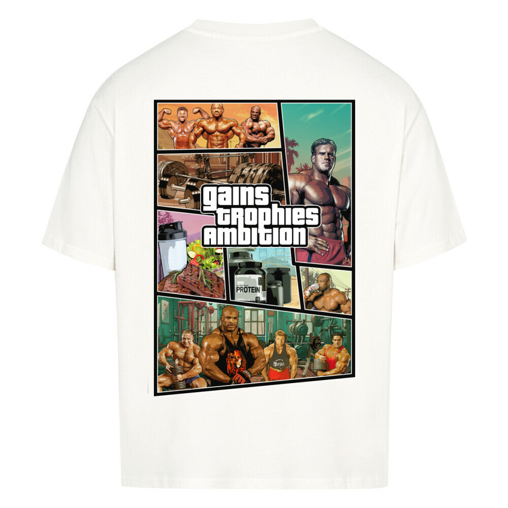 GTA | Oversized Shirt - T-Shirt von MarketPrint | bulkozen | SKU: FT9K4WQU