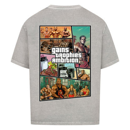 GTA | Oversized Shirt - T-Shirt von MarketPrint | bulkozen | SKU: BSEYOT6A