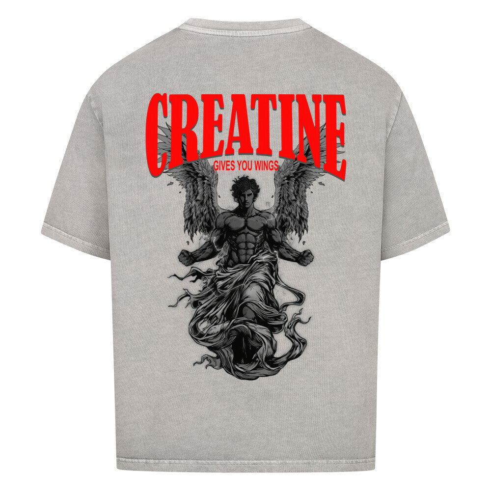 Creatin Gives You Wings | Oversized Shirt - T-Shirt von MarketPrint | bulkozen | SKU: PQXU7SOA