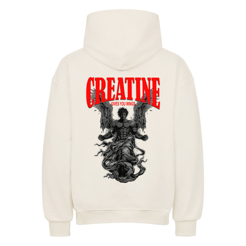 Creatin Gives You Wings | Oversized Hoodie - Hoodie von MarketPrint | bulkozen | SKU: 5QKRYN5F