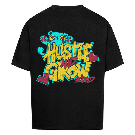 Hustle and Grow | Oversized Shirt - T-Shirt von MarketPrint | bulkozen | SKU: 5UMB4DN3