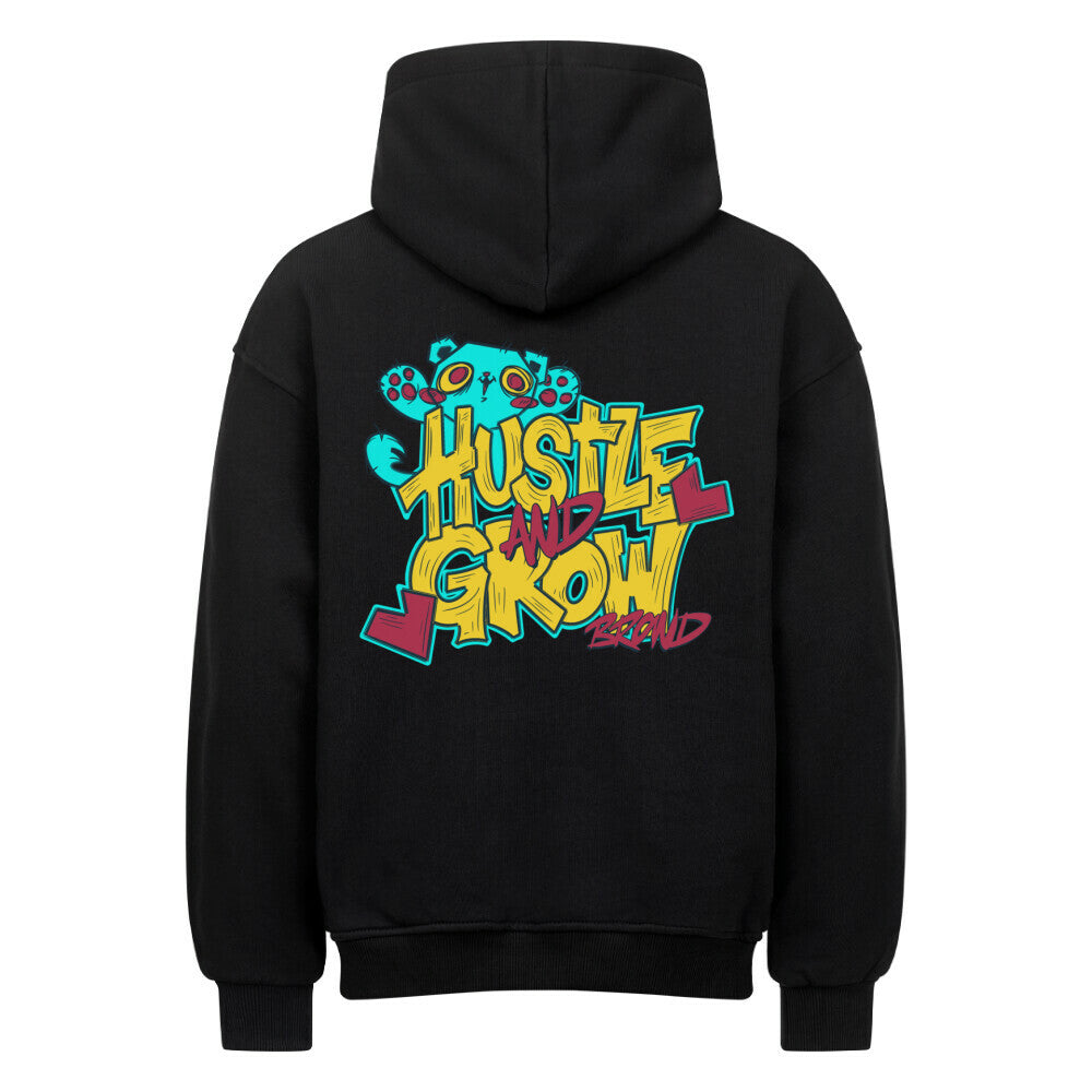 Hustle and Grow | Oversized Hoodie - Hoodie von MarketPrint | bulkozen | SKU: NYTN072S