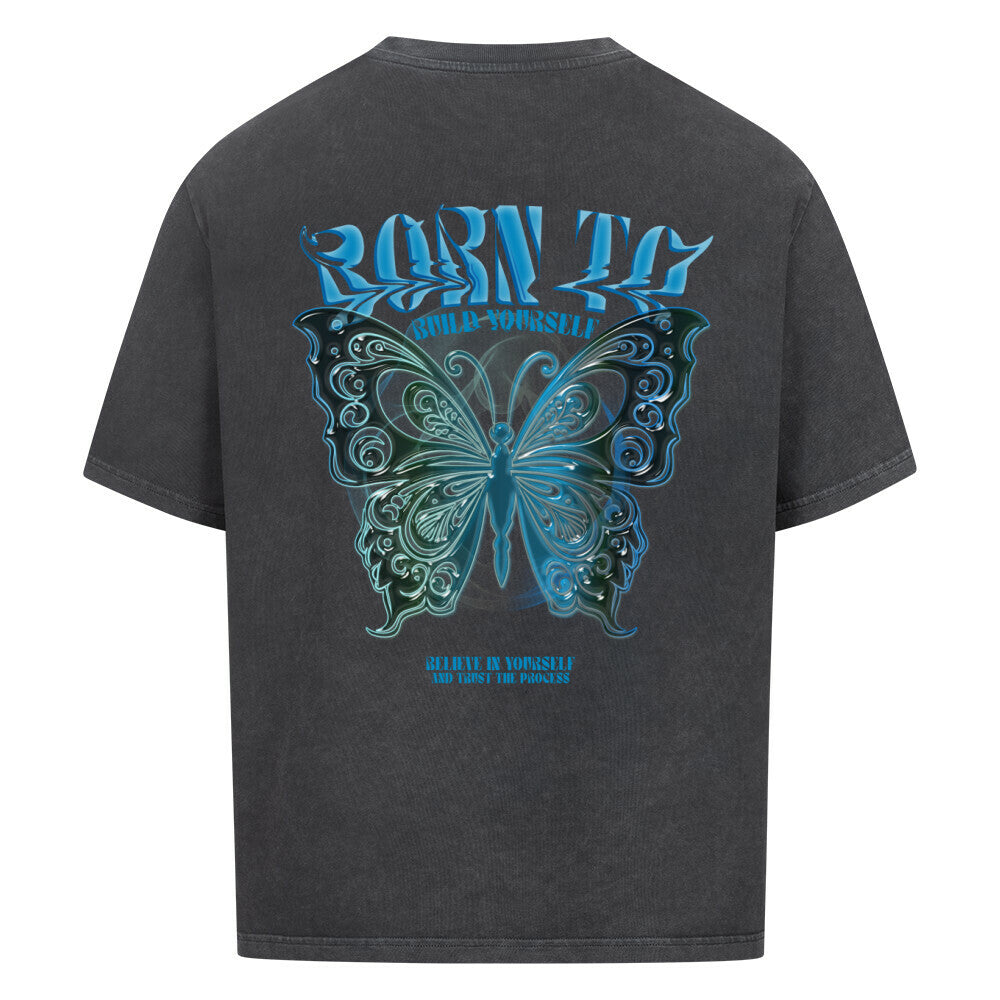 Born To Build Yourself | Oversized Shirt - T-Shirt von MarketPrint | bulkozen | SKU: UF3WONXQ