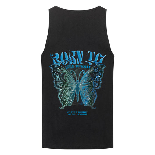 Born To Build Yourself | Organic Tanktop - T-Shirt von MarketPrint | bulkozen | SKU: VUS69IZ0