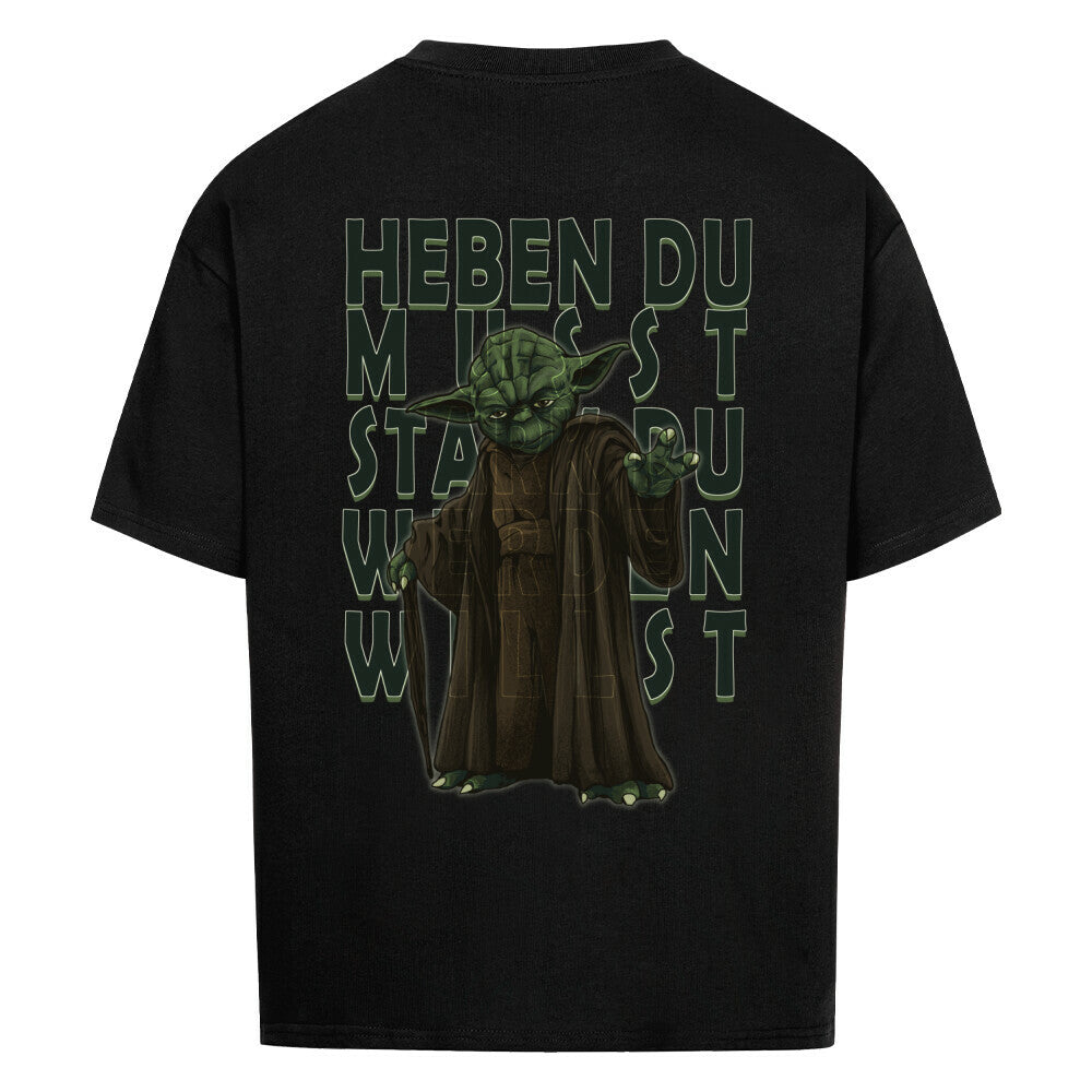 Heben Du Musst | Oversized Shirt - T-Shirt von MarketPrint | bulkozen | SKU: J1D1W9IE