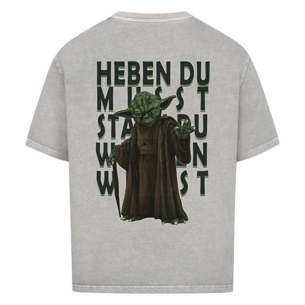 Heben Du Musst | Oversized Shirt - T-Shirt von MarketPrint | bulkozen | SKU: EZYK4H8H