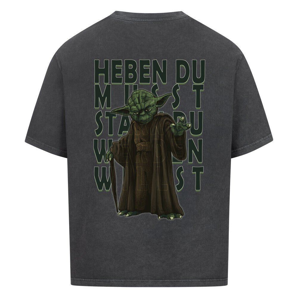 Heben Du Musst | Oversized Shirt - T-Shirt von MarketPrint | bulkozen | SKU: N3E4V9PM