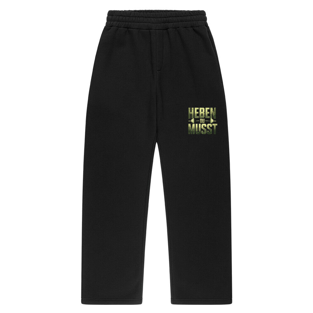 Heben Du Musst | Oversized Sweatpants - Trousers von MarketPrint | bulkozen | SKU: XG8HQYPB