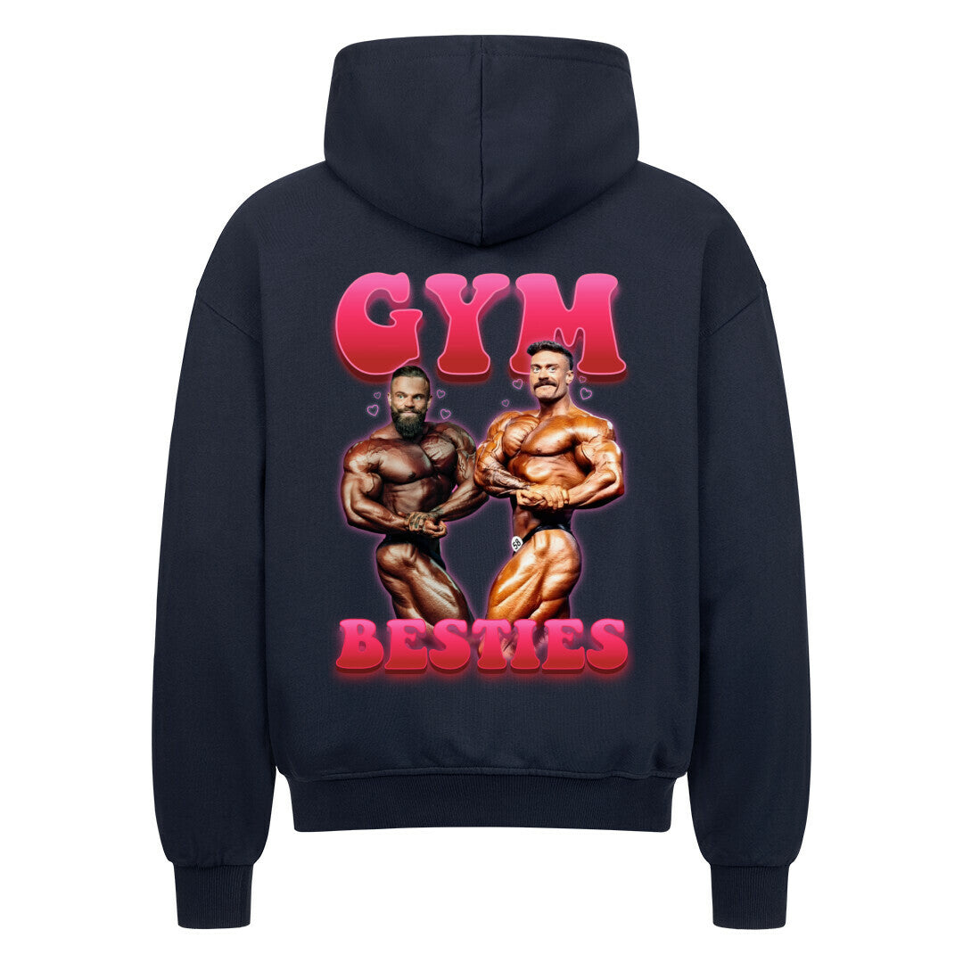 Gym Besties | Oversized Zipper Hoodie - Hoodie von MarketPrint | bulkozen | SKU: 0VBK0NUF