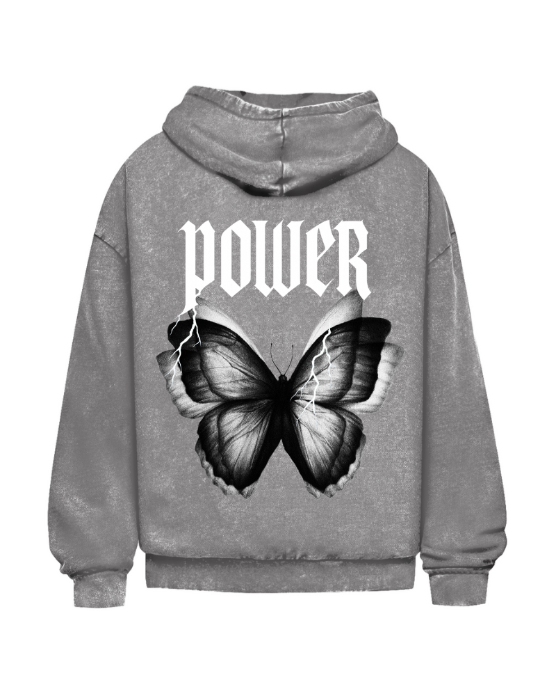 Power | Oversized Washed Hoodie