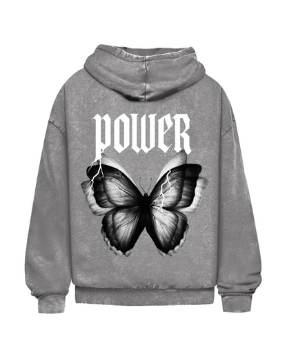 Power | Oversized Washed Hoodie