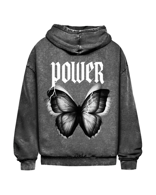 Power | Oversized Washed Hoodie