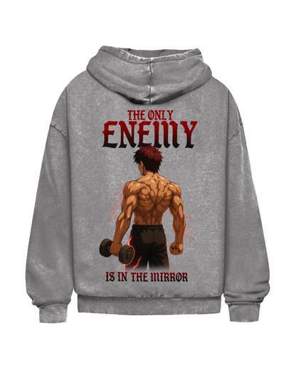 Enemy | Oversized Washed Hoodie