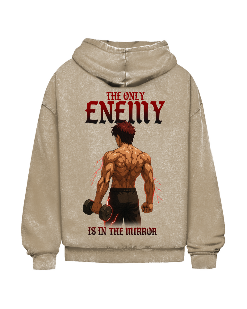 Enemy | Oversized Washed Hoodie