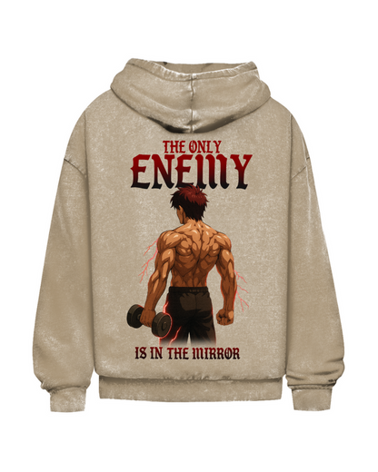 Enemy | Oversized Washed Hoodie