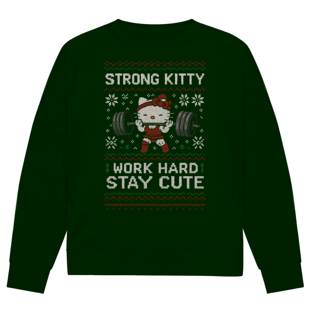 Strong Kitty Ugly | Sweatshirt (front print)