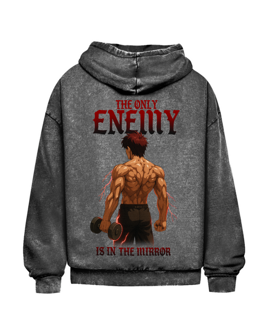 Enemy | Oversized Washed Hoodie