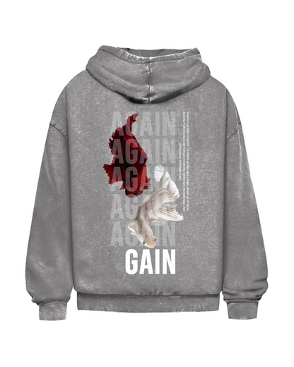 Again | Oversized Washed Hoodie