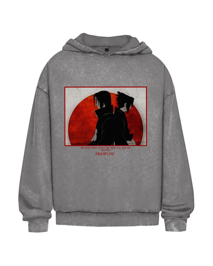 Focus | Oversized Washed Hoodie (Front Print)