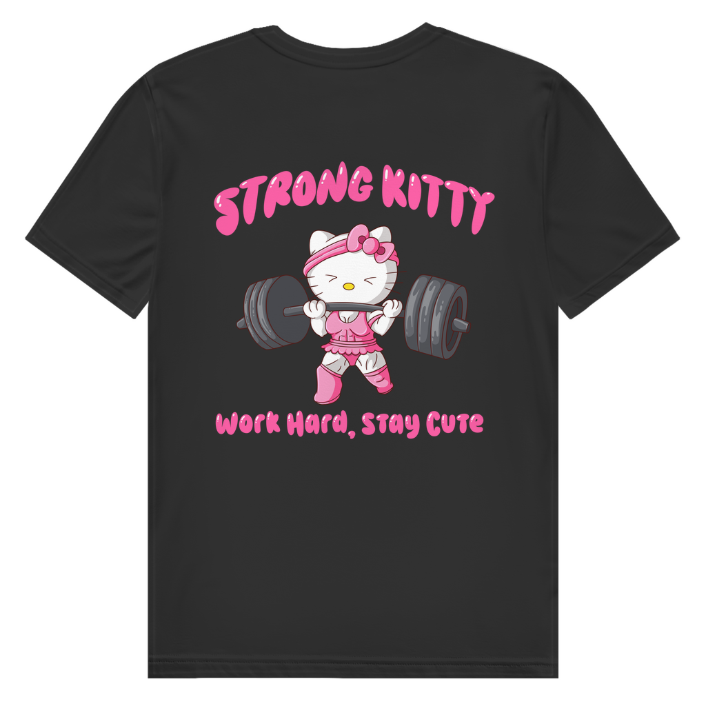 Men's Premium Organic T-Shirt Strong Kitty
