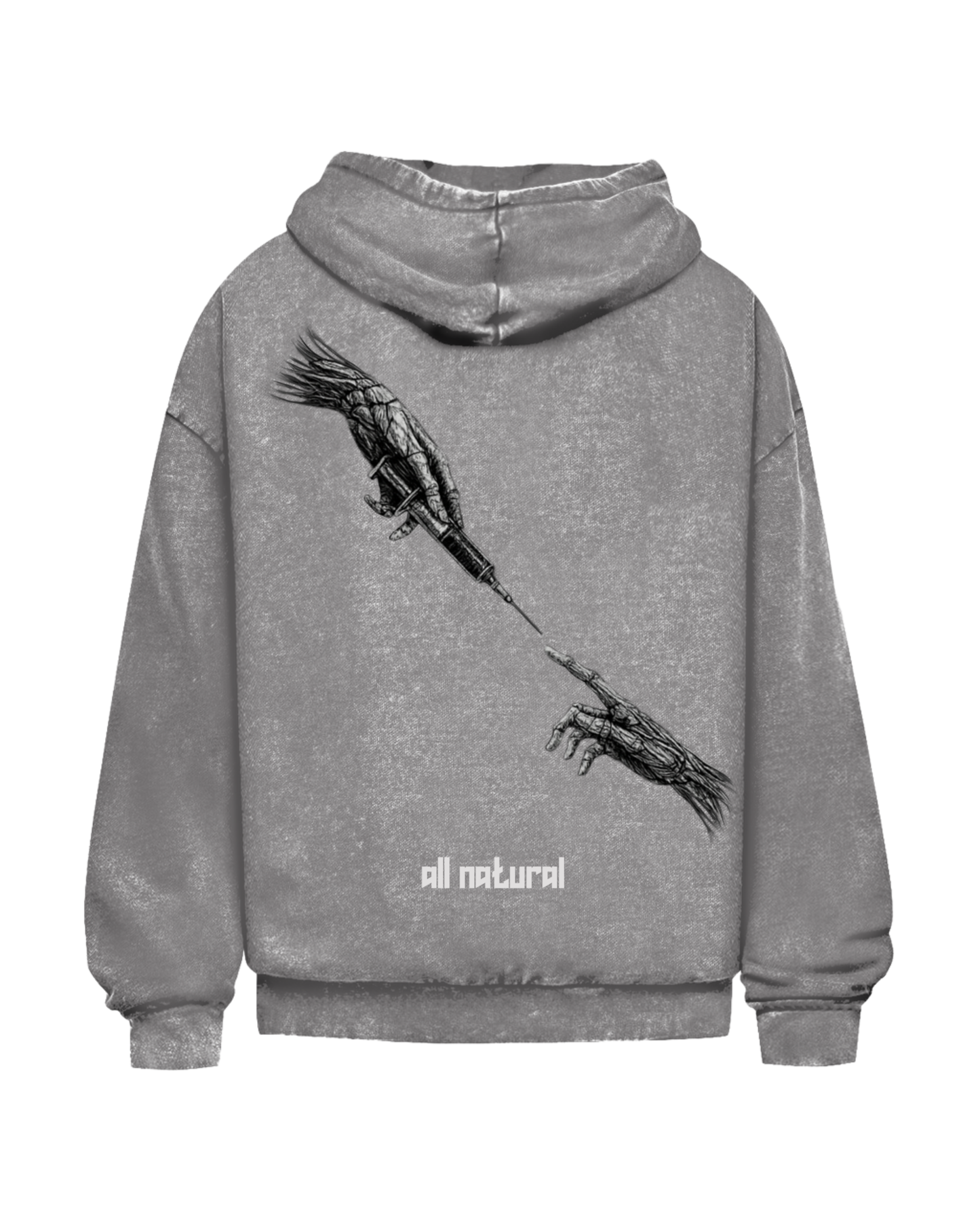 All Natural | Oversized washed hoodie