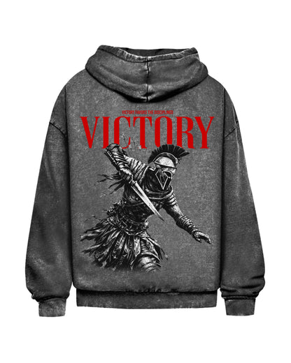 Victory | Oversized Washed Hoodie